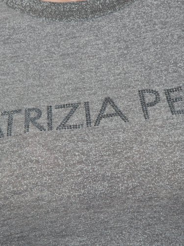 Женская футболка  PATRIZIA PEPE MAGLIA/KNIT ARGENTO