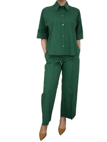 Женская рубашка с коротким рукавом LIU JO Camicia VERDE