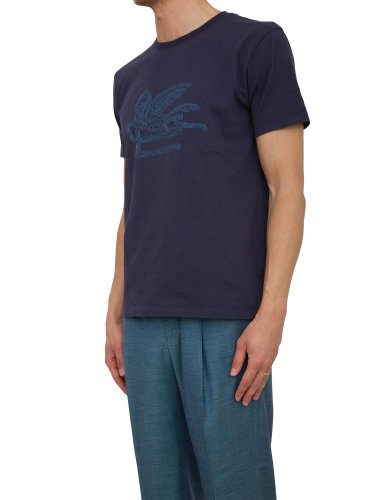 Чоловіча футболка ETRO T-SHIRT ROMA BLU