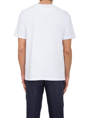 Мужская футболка ETRO T-SHIRT LOGO BIANCO