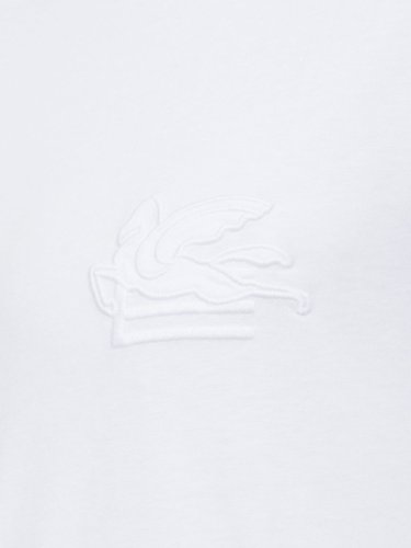 Мужская футболка ETRO T-SHIRT LOGO BIANCO