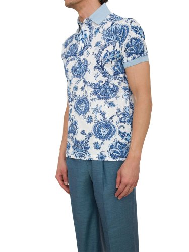 Мужское поло ETRO POLO ROMA CELESTE