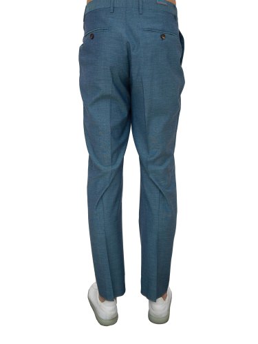 Мужские повседневные брюки ETRO TROUSERS SINGLE PLEAT AZZURRO