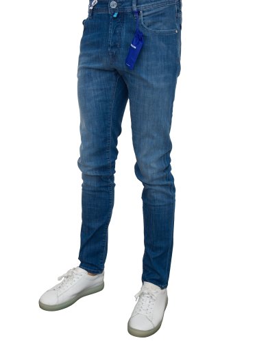 Чоловічі джинси JACOB COHEN PANT 5 PKT SUPER SLIM FIT NICK SLIM BLU DENIM