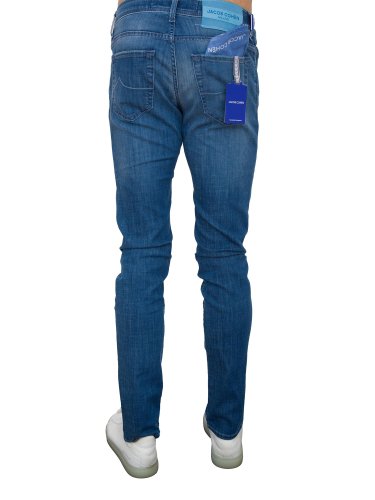 Чоловічі джинси JACOB COHEN PANT 5 PKT SUPER SLIM FIT NICK SLIM BLU DENIM