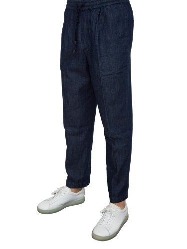 Чоловічі повсякденні брюки JACOB COHEN  PANTALONE LOW CARROT FIT DANIEL BLU DENIM