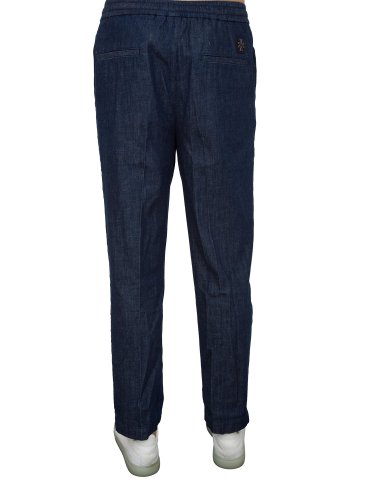 Чоловічі повсякденні брюки JACOB COHEN  PANTALONE LOW CARROT FIT DANIEL BLU DENIM
