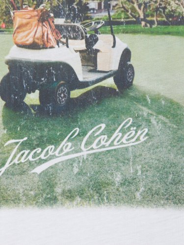 Чоловіча футболка JACOB COHEN T-SHIRT GIROCOLLO COSTINA BIANCO