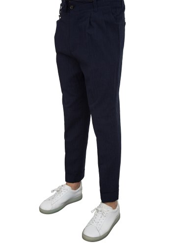 Мужские повседневные брюки PAOLO PECORA Pantalone Tessuto BLU