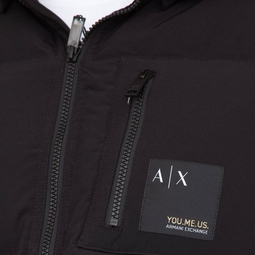 Чоловіча куртка ARMANI EXCHANGE DOWN JACKET NERO