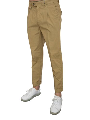 Мужские повседневные брюки PAOLO PECORA Pantalone Tessuto VERDE