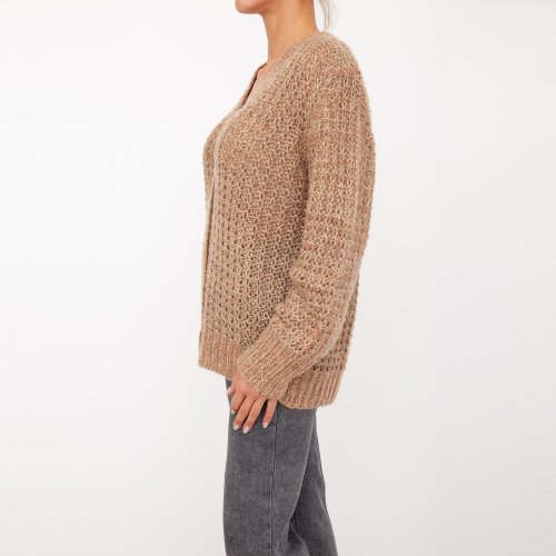 Женский кардиган TWIN-SET CARDIGAN CAMMELLO