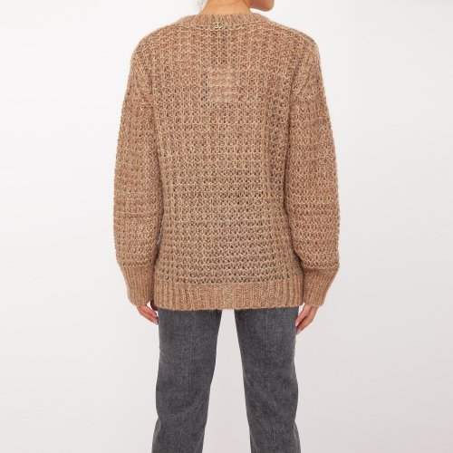 Женский кардиган TWIN-SET CARDIGAN CAMMELLO