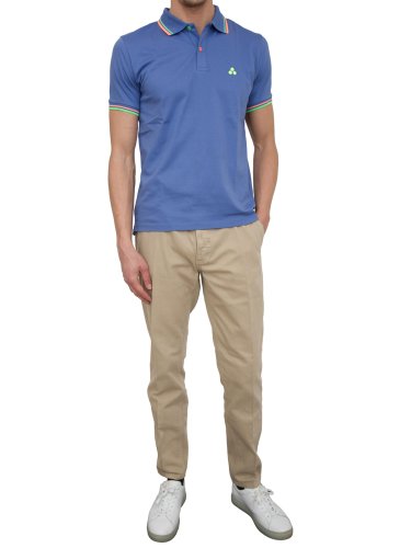 Мужское поло PEUTEREY POLO AZZURRO