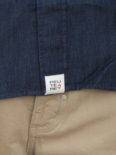 Мужская рубашка с длинным рукавом PEUTEREY SHIRTS BLU