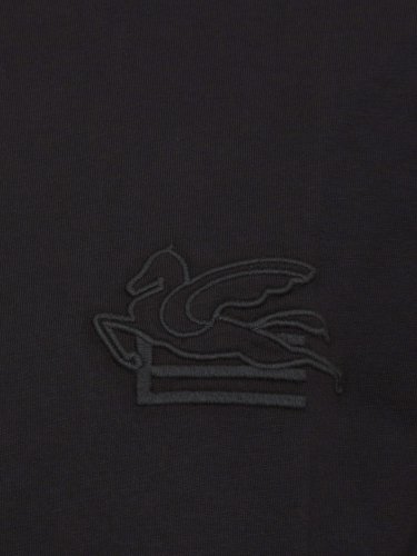 Мужская футболка ETRO T-SHIRT LOGO NERO