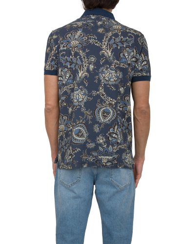Мужское поло ETRO POLO ROMA BLU