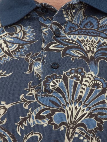 Мужское поло ETRO POLO ROMA BLU