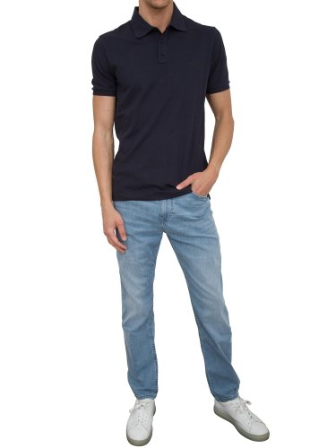 Мужское поло LIU JO POLO BASICA M/C BLU