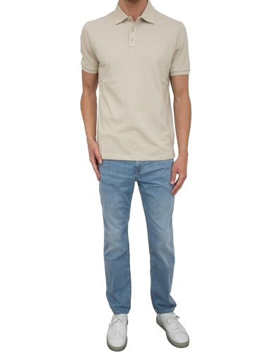 Мужское поло LIU JO POLO BASICA M/C BEIGE
