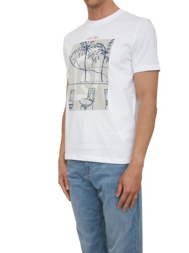 Мужская футболка LIU JO T-SHIRT ST P M/C AVORIO