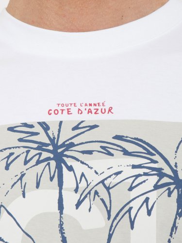 Мужская футболка LIU JO T-SHIRT ST P M/C AVORIO