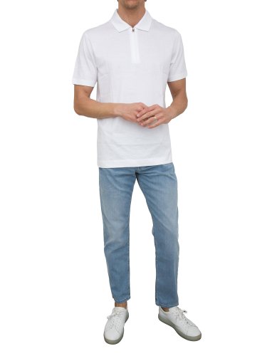 Мужское поло BOSS Polo BIANCO