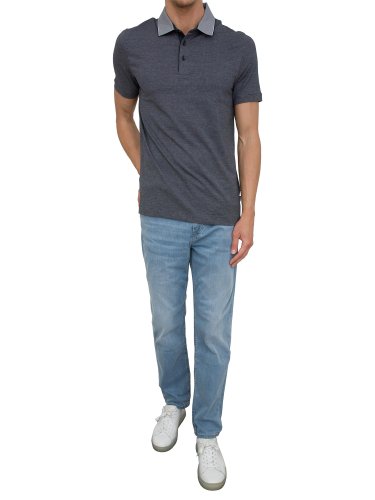 Мужское поло BOSS Polo BLU