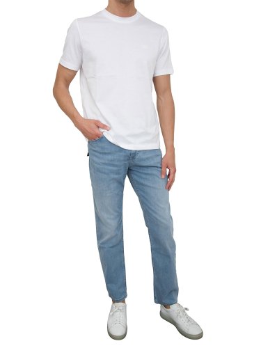 Мужская футболка LIU JO T-SHIRT BASICA M/C BIANCO