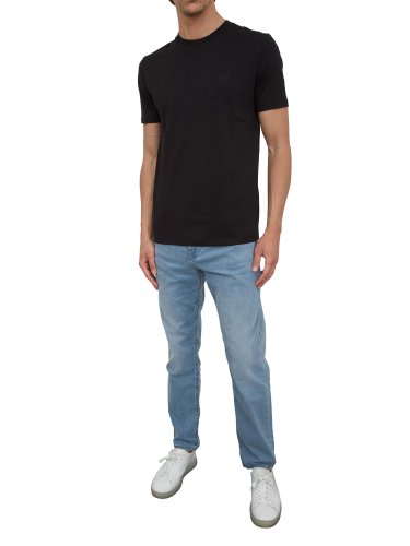 Мужская футболка LIU JO T-SHIRT BASICA M/C NERO