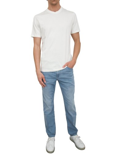 Мужская футболка LIU JO T-SHIRT BASICA M/C AVORIO
