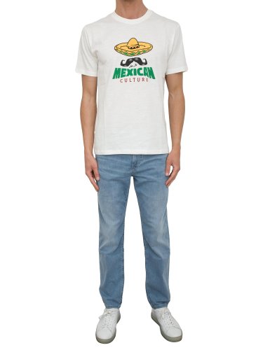 Мужская футболка LIU JO T-SHIRT BASICA M/C AVORIO