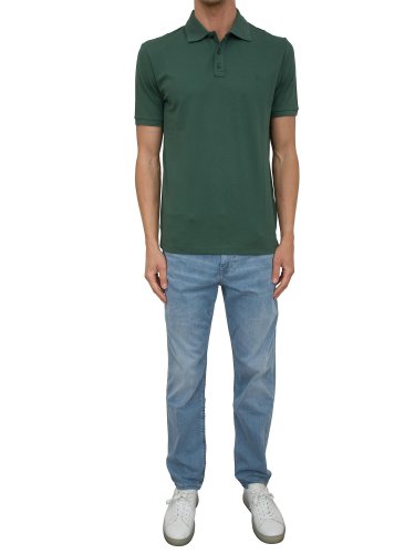 Мужское поло LIU JO POLO BASICA M/C VERDE