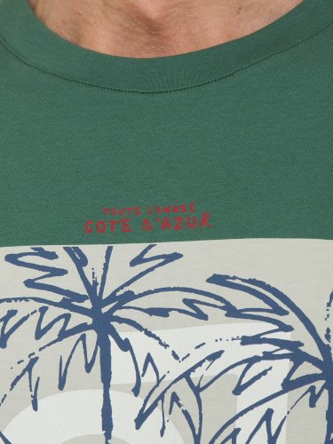 Мужская футболка LIU JO T-SHIRT ST P M/C VERDE
