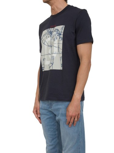 Чоловіча футболка LIU JO T-SHIRT ST P M/C BLU