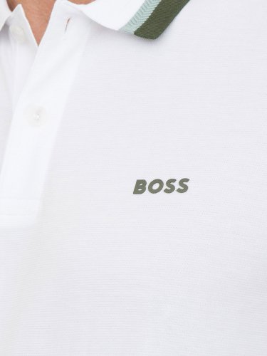 Мужское поло BOSS Polo BIANCO
