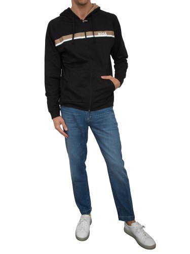 Мужская толстовка BOSS Loungewear NERO