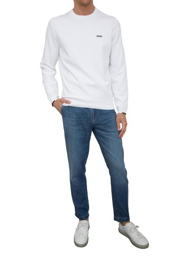 Мужской свитер BOSS Knitwear BIANCO