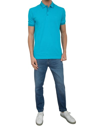 Чоловіче поло BOSS Polo AZZURRO