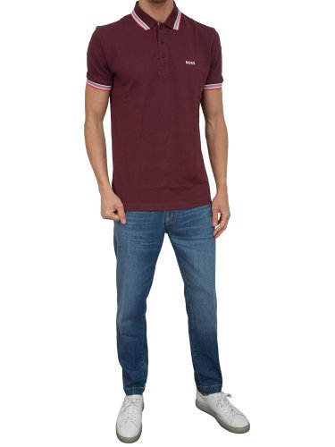 Чоловіче поло BOSS  Polo BORDEAUX