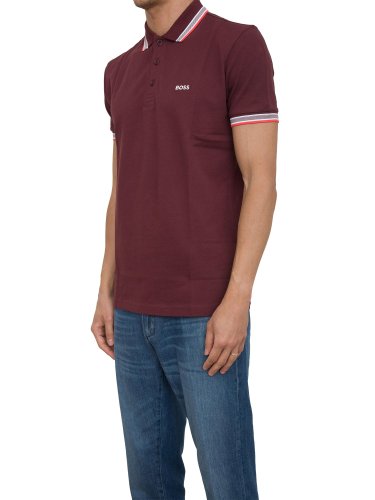 Чоловіче поло BOSS  Polo BORDEAUX
