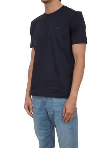 Мужская футболка LIU JO T-SHIRT BASICA M/C BLU