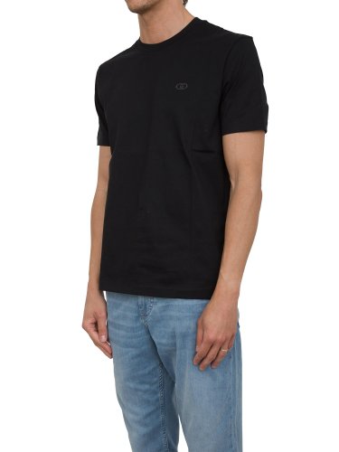 Чоловіча футболка LIU JO T-SHIRT BASICA M/C NERO