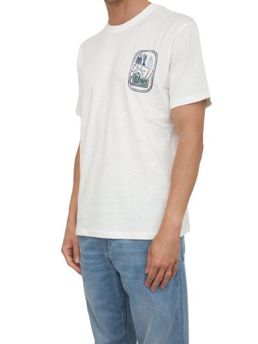 Мужская футболка LIU JO  T-SHIRT BASICA M/C AVORIO