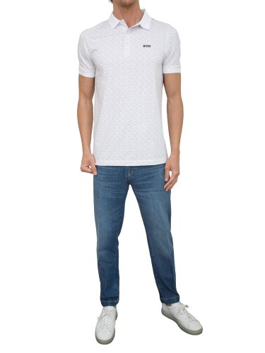 Чоловіче поло BOSS Polo BIANCO