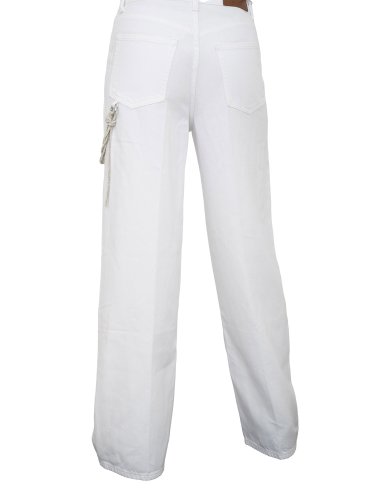 Женские повседневные брюки PINKO 5 TASCHE COLOR BIANCO