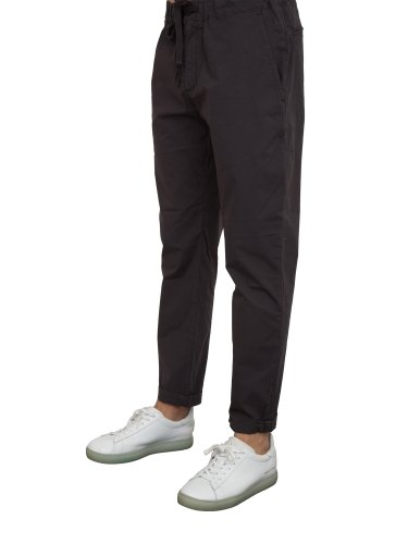 Чоловічі повсякденні брюки AIACE GALASSI RELAXED PANTS POPELINE NERO
