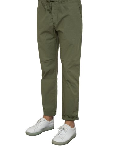 Мужские повседневные брюки  AIACE GALASSI RELAXED PANTS POPELINE VERDE