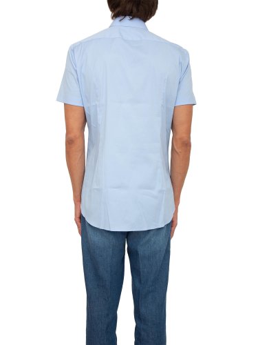 Чоловіча сорочка з коротким рукавом BOSS Shirts AZZURRO