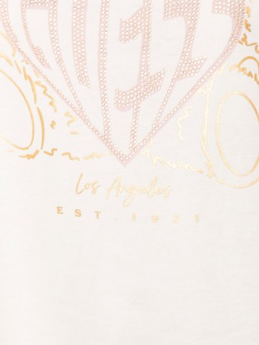 Жіноча футболка GUESS JEANS Graphic t-shirts AVORIO